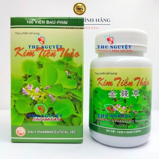 Kim Tiền Thảo Đại Y lọ 100 viên - Giúp lợi tiểu, hỗ trợ tốt trong trường hợp sỏi thận, sỏi đường tiết niệu, sỏi mật
