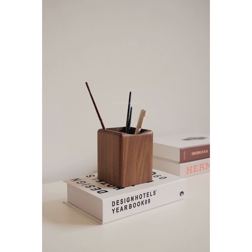 Hộp bút gỗ tự nhiên