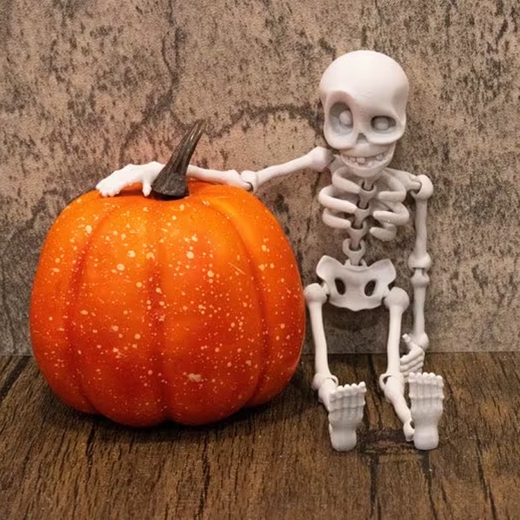 Đồ chơi bộ xương halloween cute vui tính giải trí dễ thương - in 3d thủ công - đồ chơi cho trẻ con đáng yêu nhiều màu