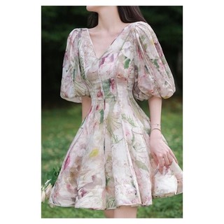 Rập giấy thiết kế là bản vẽ giấy không phải áo rập giấy đầm váy nữ cổ V ôm eo tùng xoè rộng bổ mảnh, rập giấy A0 cắt sẵn