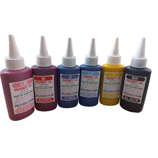 Bộ mực Pigment UV cho máy in phun màu Epson (100ml)