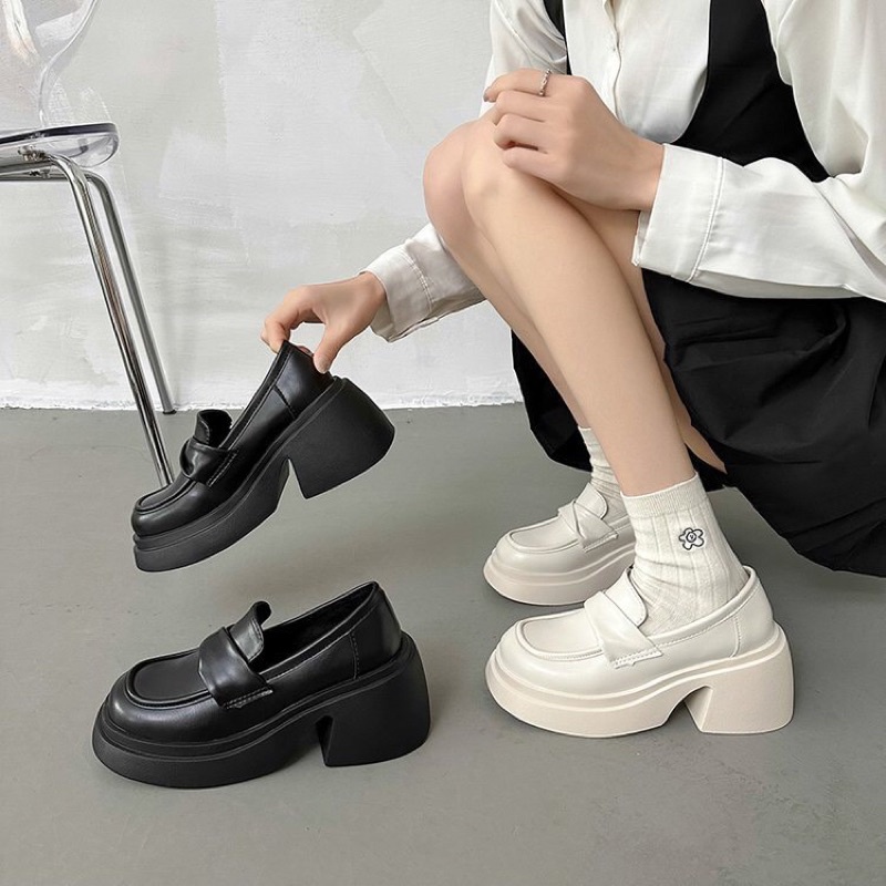 GIÀY LOLITA ĐẾ CAO 7CM CAO CẤP HANA CHẤT DA ĐẸP