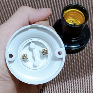 Đuôi đèn ngồi NINA đuôi E27 trắng và đen