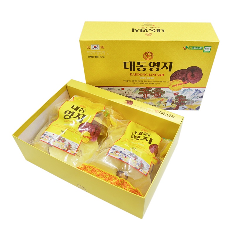 Nấm Linh Chi Imsil Lingzhi Mushroom Premium Hàn Quốc Hộp 1kg