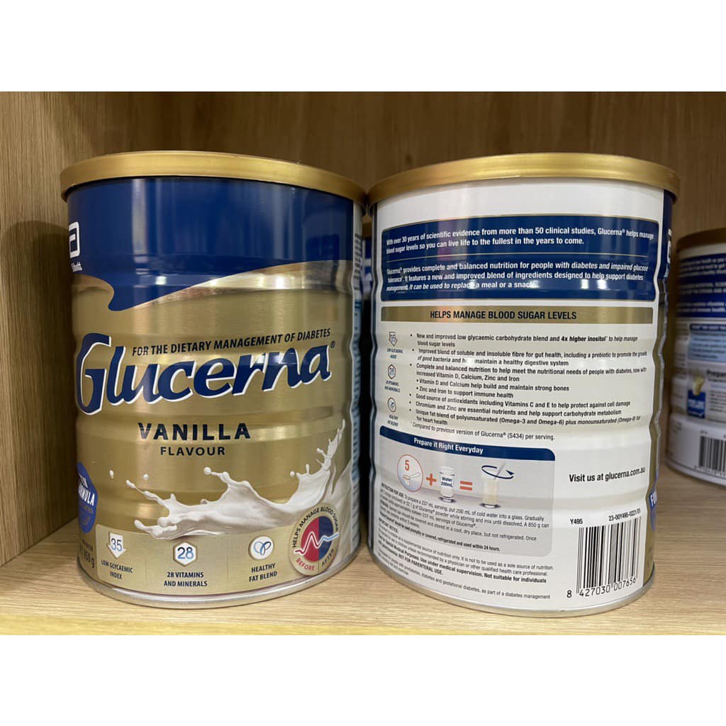 Sữa tiểu đường Glucerna 850g Úc
