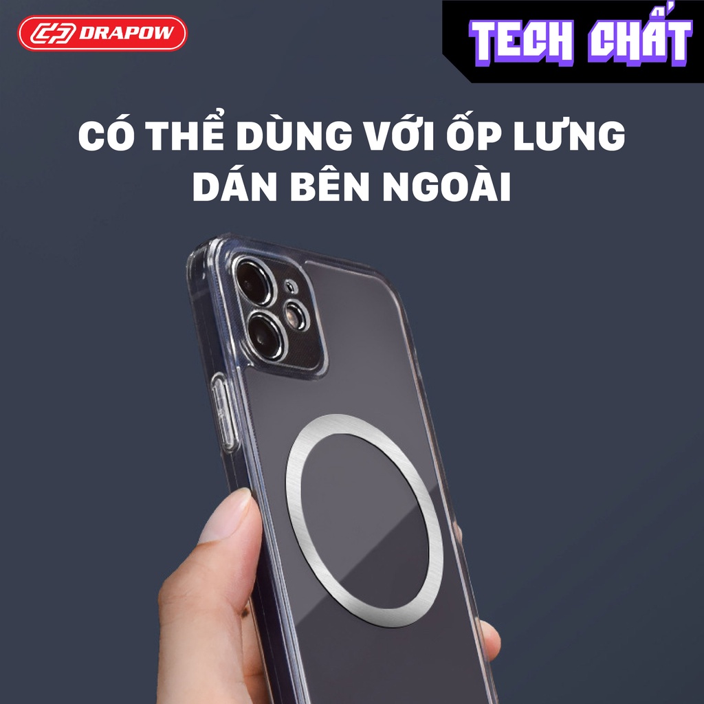 Vòng kim loại siêu mỏng hít nam châm cực mạnh từ tính cho mọi smartphone Sạc Điện Thoại Thông Minh Không Dây