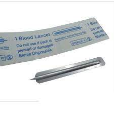 TÁCH LẺ 50 cái kim chích mụn Blood Lancet.