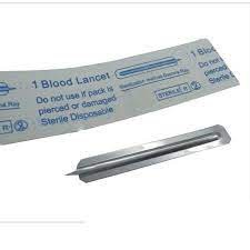 Tách lẻ 10 cái kim chích mụn blood lancet.