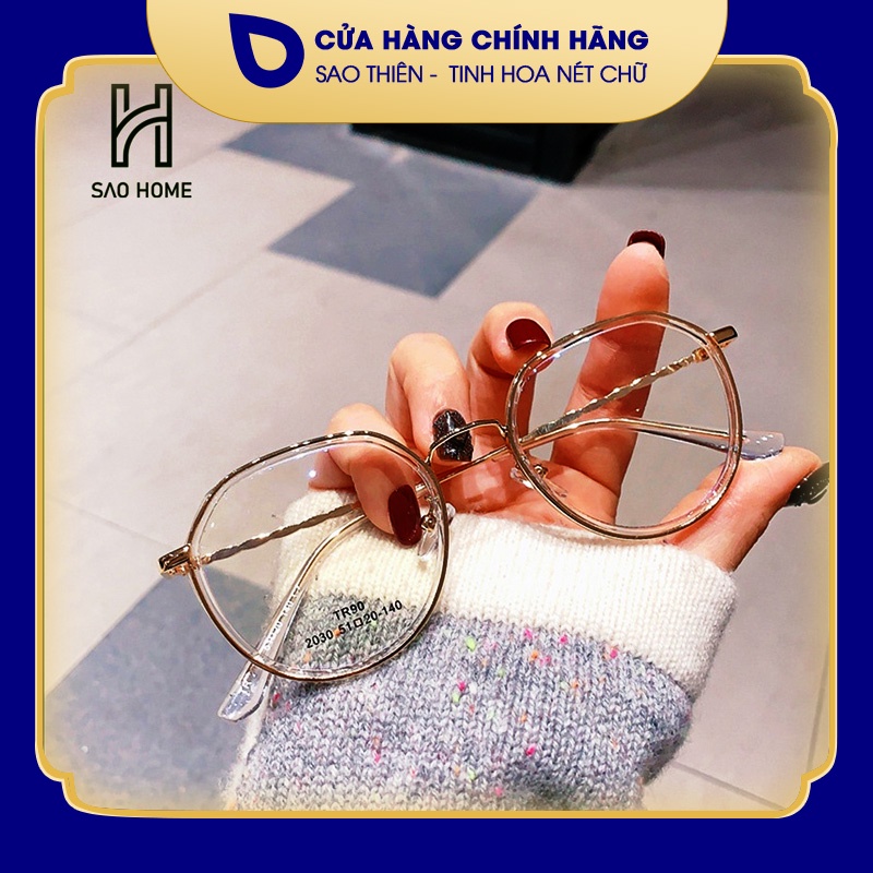 Kính mắt sh013 Kính Thời trang, kính chống ánh sáng xanh, chống bụi tia uv