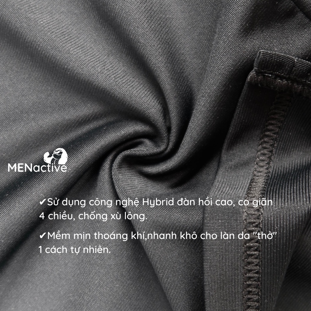 Áo ba lỗ nam thể thao MENactive, tập gym, chạy bộ, chất vải mềm mại, thoáng khí, co giãn cao ABL02