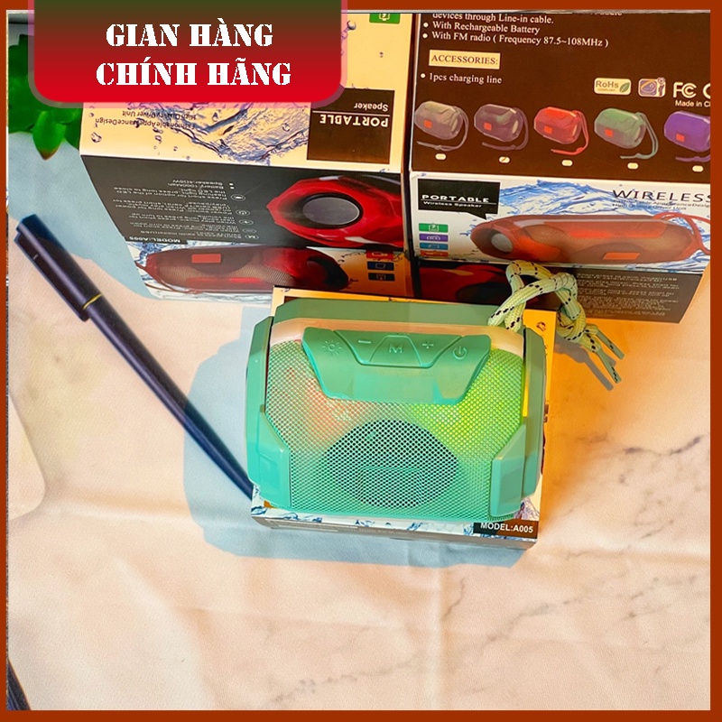 [Hàng Xịn] Loa Bluetooth JBL A005 Thế Hệ Mới - Âm trong, Đèn led 7 màu 2 loa bass , thiết kế nhỏ gọn, tinh tế. | BigBuy360 - bigbuy360.vn