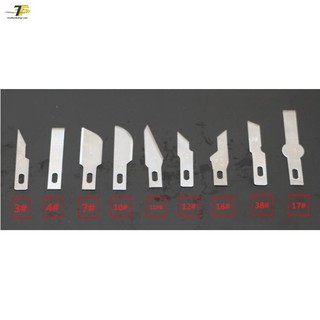 Lưỡi dao cắt mỹ thuật Số 3, số 4, số 10, số 11, số 11B, số 14, số 16