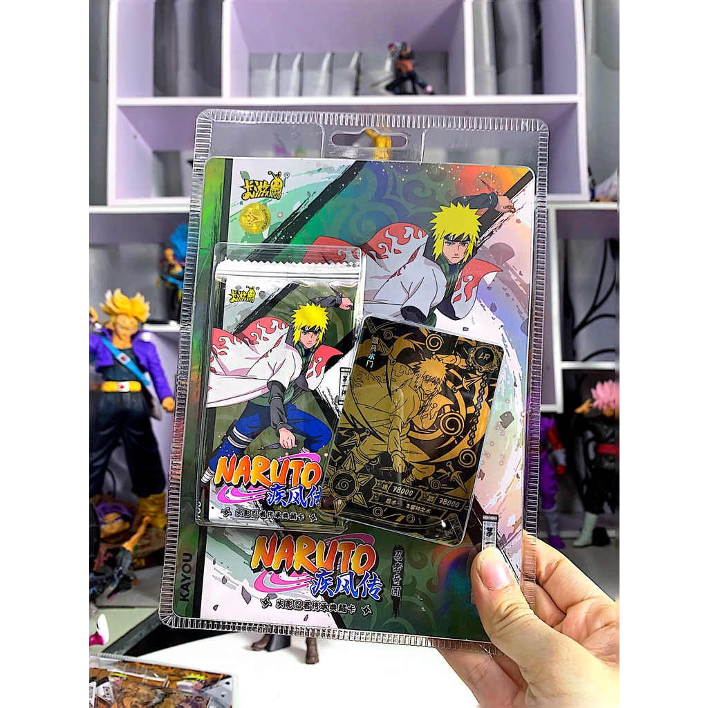 Thẻ nhân phẩm Naruto Kayou fullbox vỉ nhựa tặng kèm LR bên trong hàng có sẵn