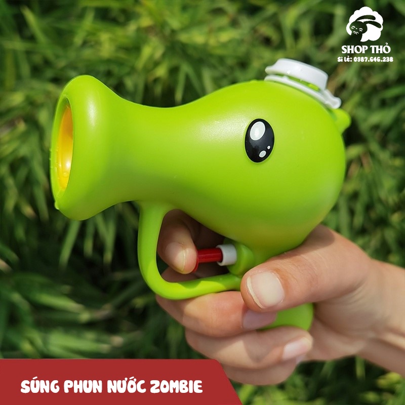 Đồ chơi súng phun nước Zombie cho bé bắn xa 5 mét - 7 mét