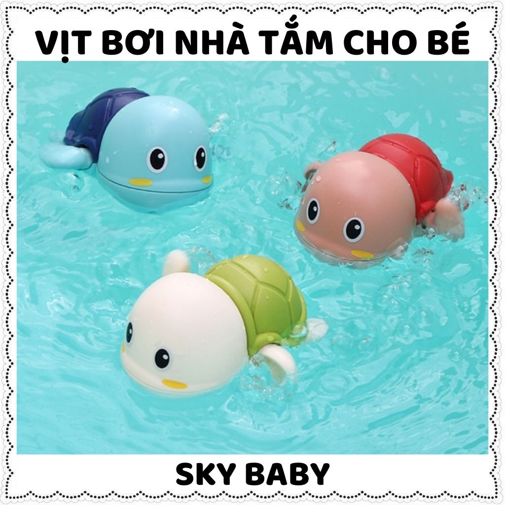 Đồ chơi nhà tắm cho Bé, Rùa bơi trong nước, đủ loại cho Bé lựa chọn RÙA, VỊT, CÁ, CUA, BÒ, CHÓ, THỎ, ẾCH, TÀU NGẦM