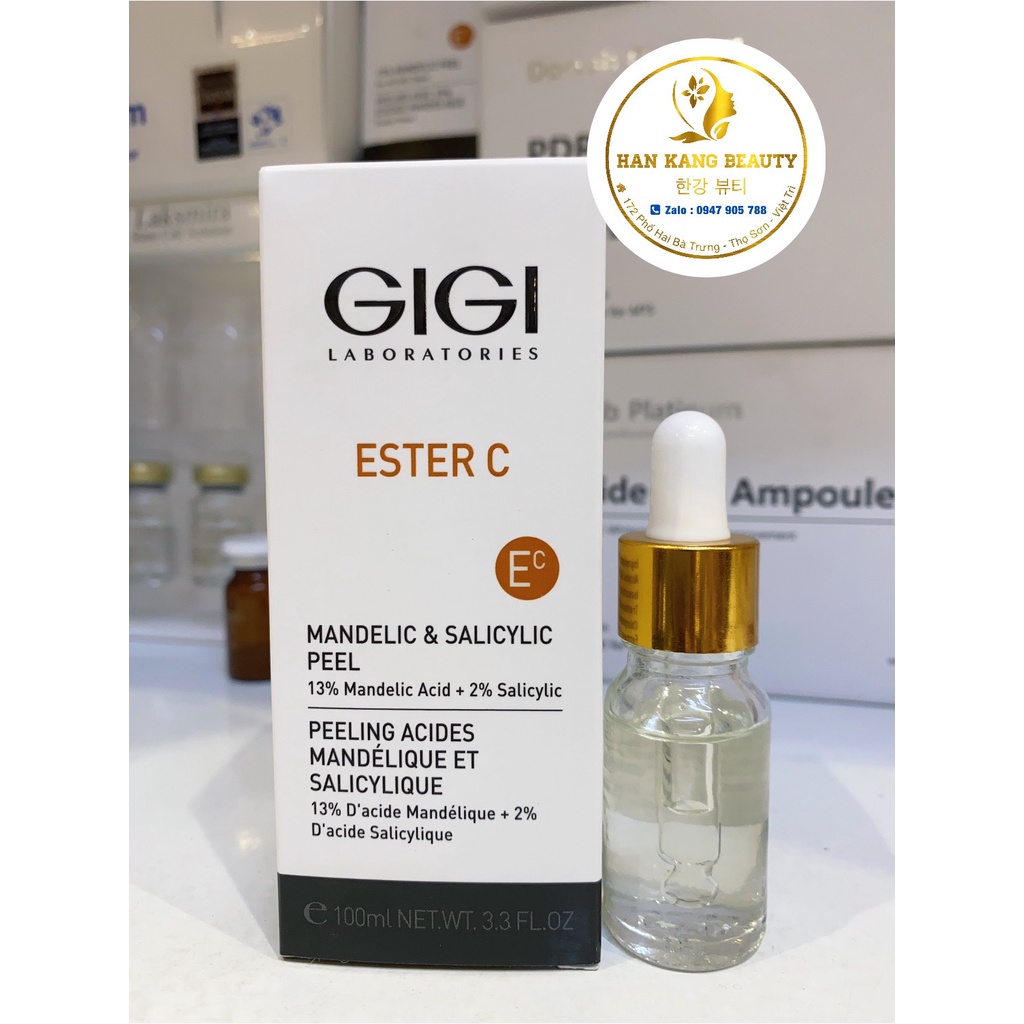 Peel căng bóng, trắng da, trẻ hoá da GIGI Ester C Peel (chiết 10ml)