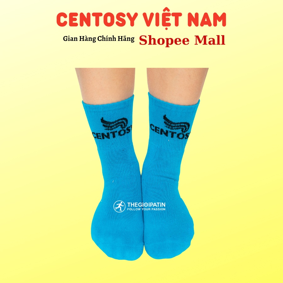 Tất Cổ Cao Centosy Cho Bé/Người Lớn Trượt Patin, Trượt Ván, Chơi Thể Thao Chuyên Dụng, Chất Liệu Dày Dặn Ôm Chân