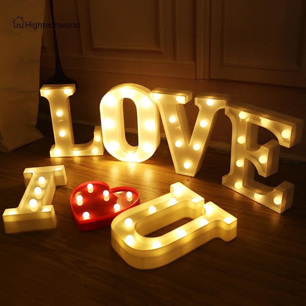 Chữ LED trang trí sinh nhật và sự kiện  - Booshopdecor