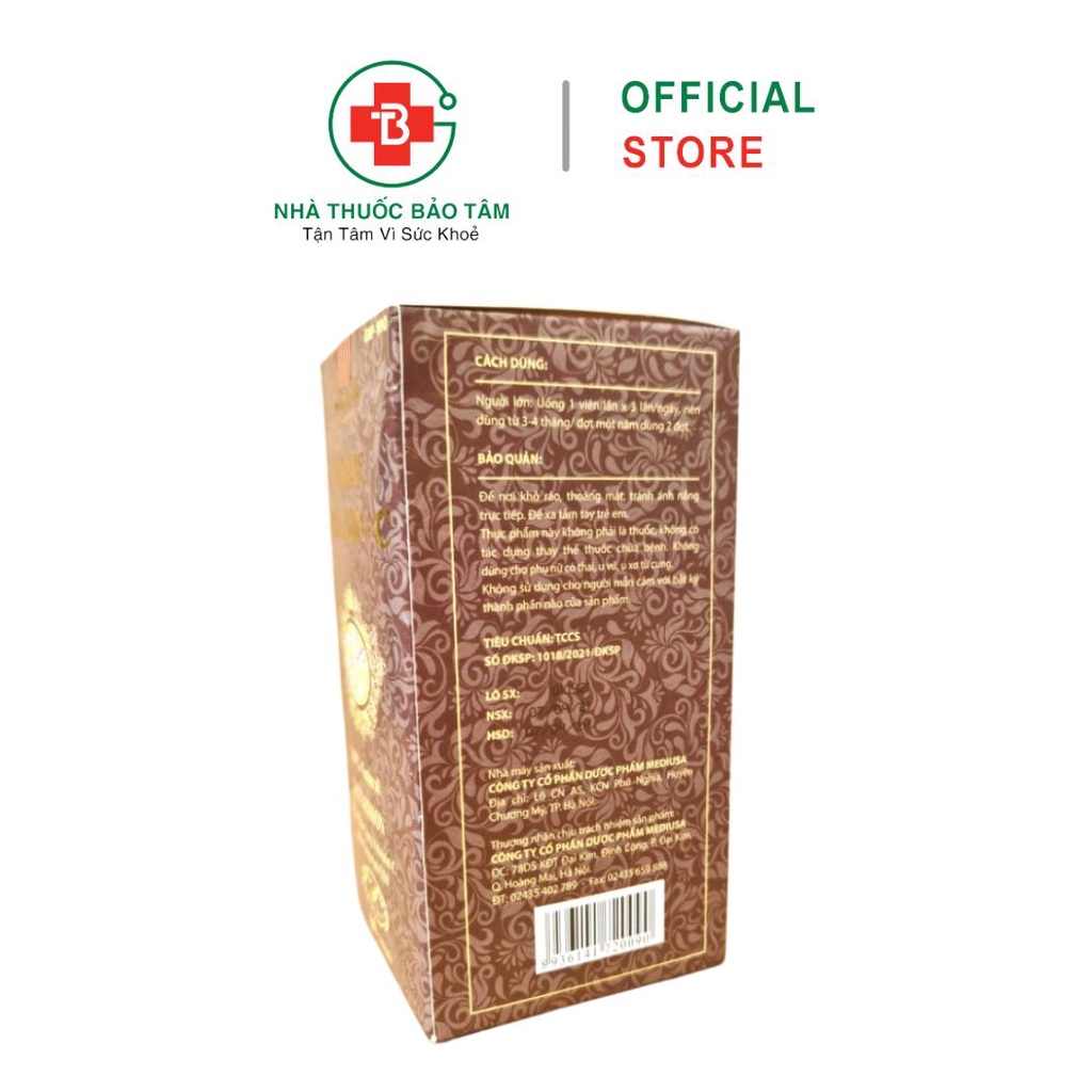 Viên Uống MARINE COLLAGEN + C hạn chế quá trình lõa hóa da, giúp da căng, sáng mịn - Hộp 1 Lọ 60 Viên