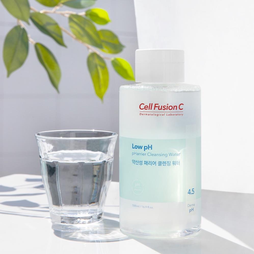 Nước rửa mặt CELL FUSION C EXPERT 3 in 1 rửa mặt - cân bằng - dưỡng ẩm Low pH pHarrier Cleansing Water chai 500ml