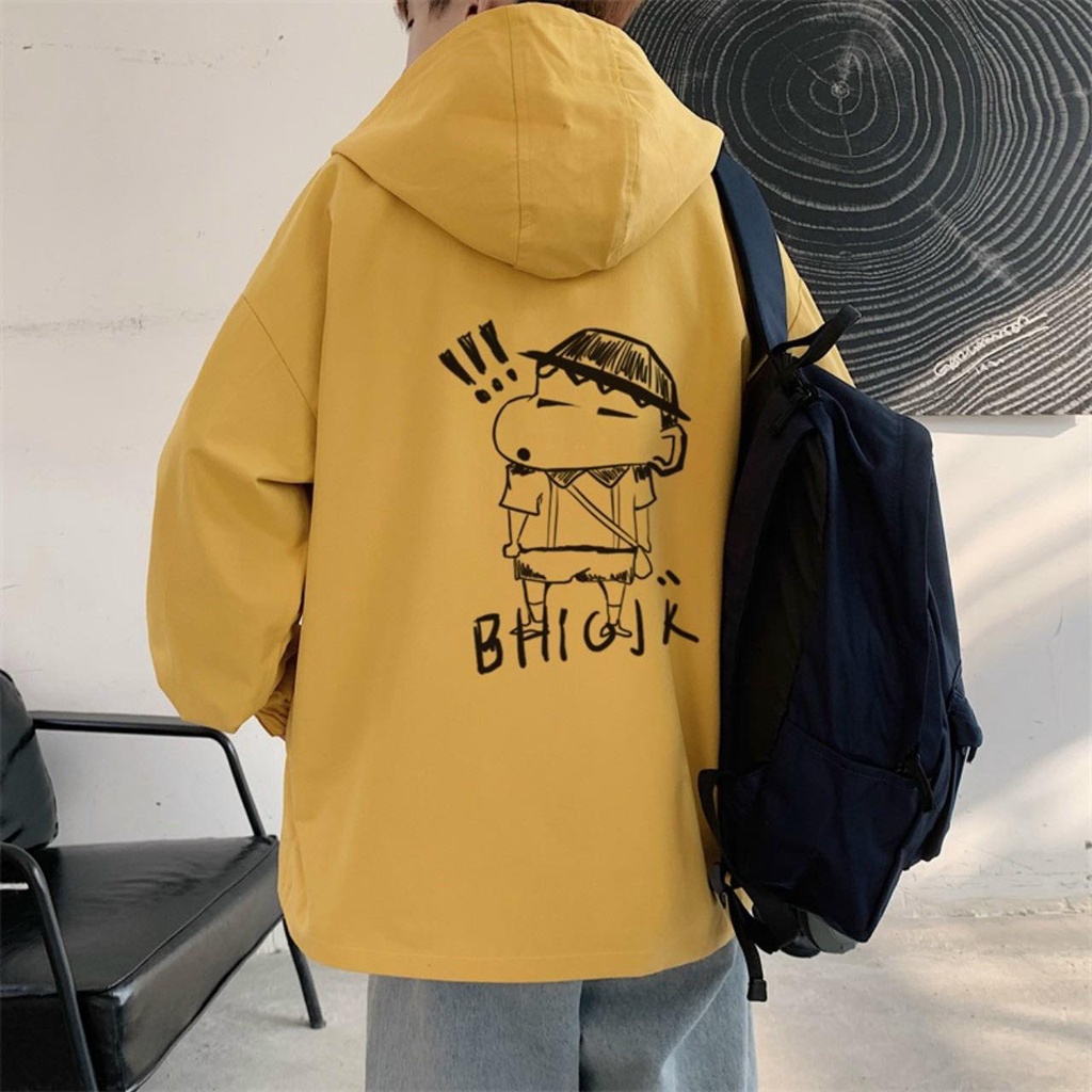 Áo khóa dù 2 lớp nam nữ form rộng tay dài Lyihome chất dày dặn thoáng mát, áo khoác đôi cặp nhóm cực chất