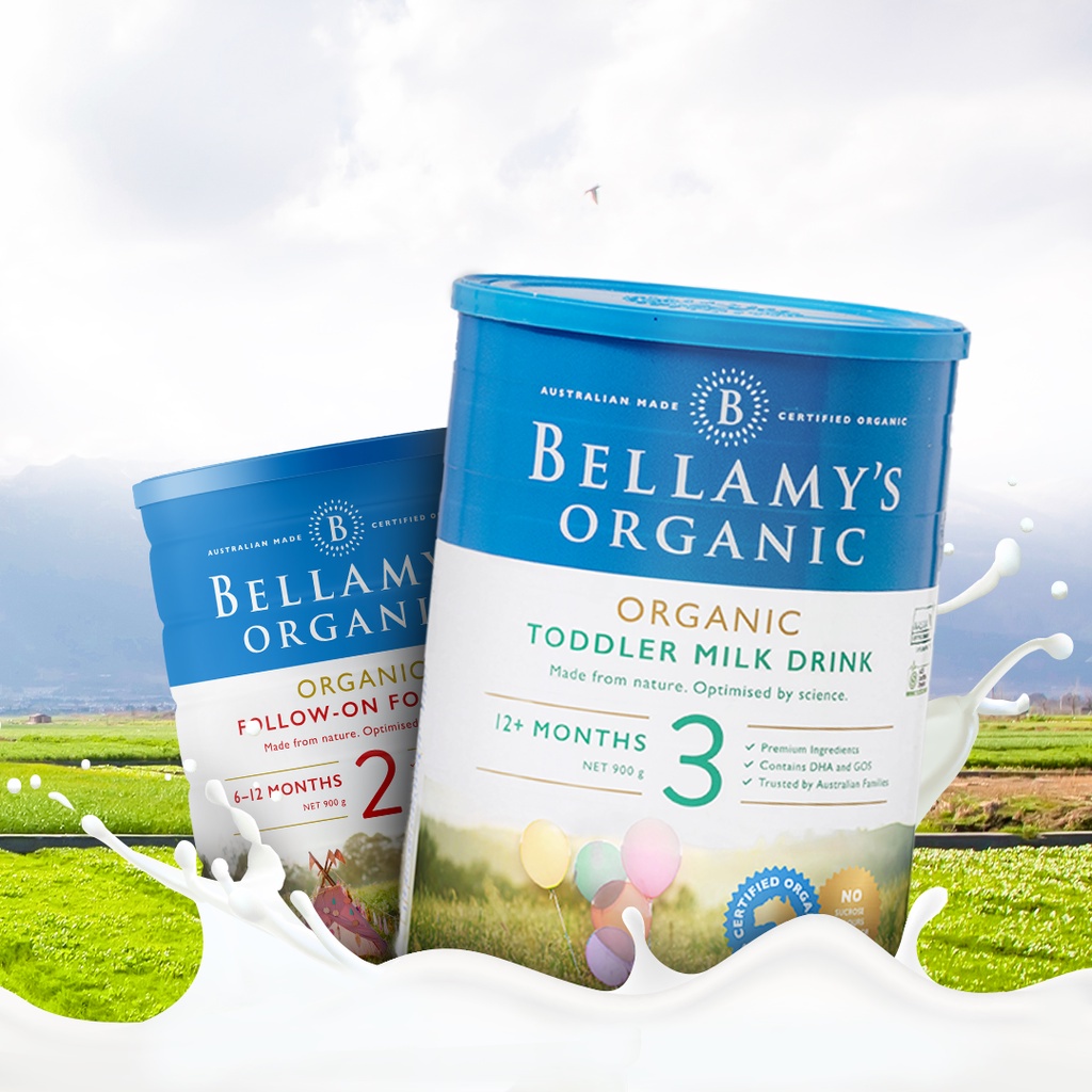 Sữa Bellamy's Organic Toddler Milk Drink số 3 900g (1-3 tuổi)