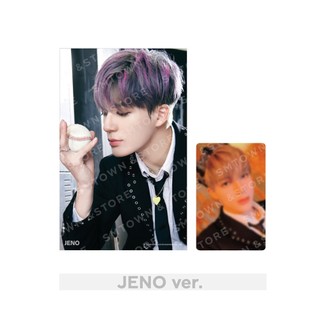 Ảnh bo góc photocard nct u 4x6 photo + photo card set - universe mark jeno