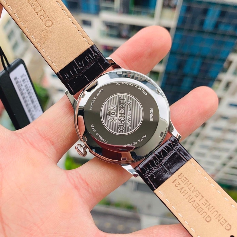 Đồng hồ nam dây da Orient Bambino FAC00009W0