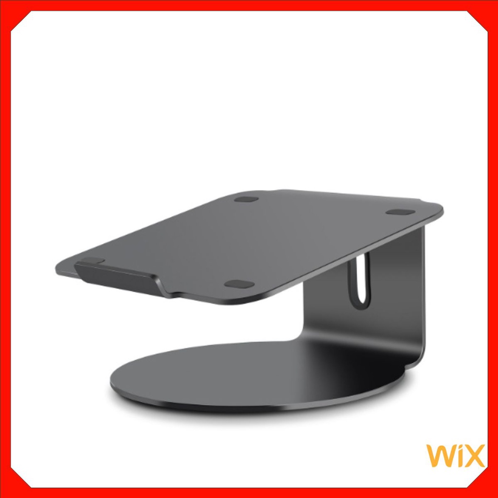 Đế nâng Laptop stand xoay 360 độ AP-2S nhôm nguyên khối tản nhiệt, chân đế xoay 360 độ.