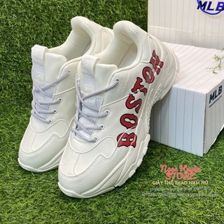 Giày sneaker MLB chữ boston đỏ, Giày MLB boston chữ đỏ. Mẫu boston chữ đỏ size 36-43