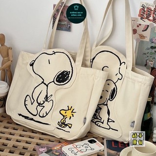 túi vải tote snoopy đeo vai