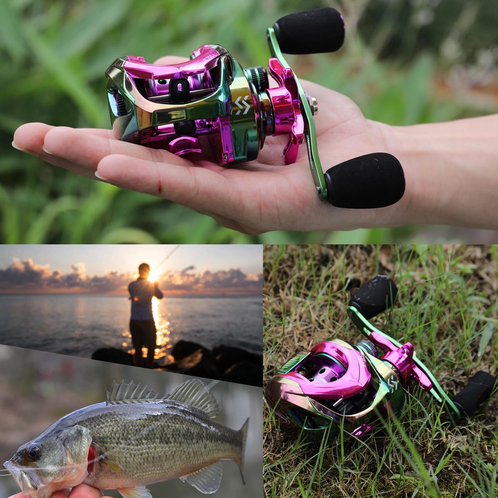 Máy Câu Ngang Máy Câu Lure Máy Ngang,7.2:1 Tỷ lệ bánh răng,13+1BB,Cuộn nhôm nước ngọt