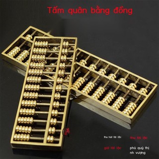 Vàng đồng nguyên chất bàn tính tính toán cẩn thận nhà phòng khách văn phòng trang trí kích thước đồ trang trí