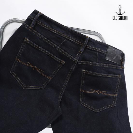 Quần Jean Nam Trơn OLD SAILOR Form Carrot Vải Denim Co Giãn Nhẹ Big size 55-130kg