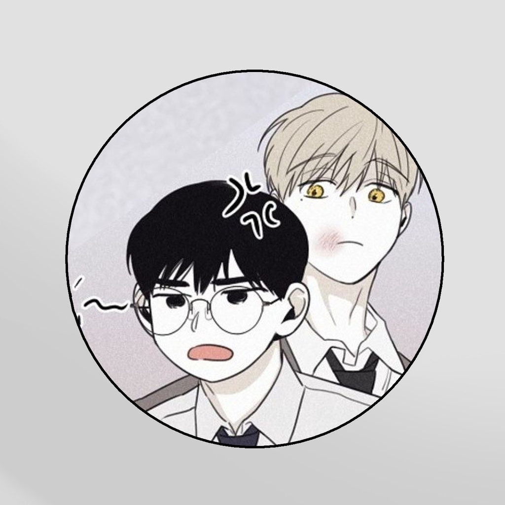 Huy hiệu Tôi phải làm một CHECKMATE BL manhwa phụ kiện cài áo in hình anime chibi xinh xắn dễ thương