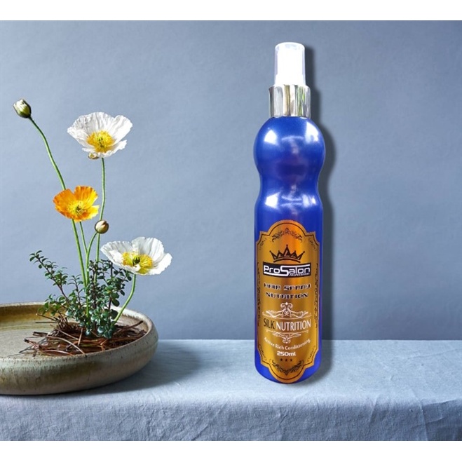 Xịt dưỡng phủ lụa tơ tằm ProSalon, dành cho các loại tóc (Kể cả tóc hư tổn) - 250ml - Cam kết hàng chính hãng 100%