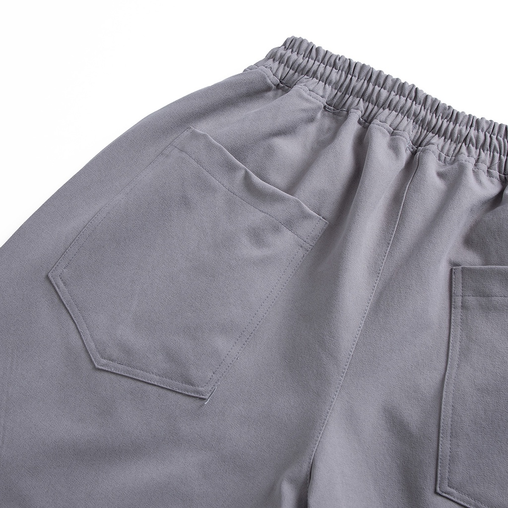 Quần kaki nam ống côn ROUGH cạp chun ẩn dây rút tinh tế, chất kaki dày dặn