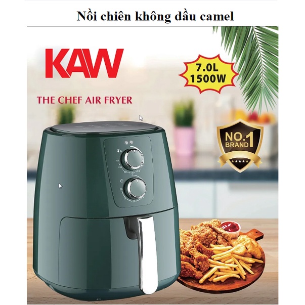 Nồi chiên không dầu bosingwa-kaw 7 Lít - Đen