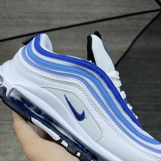 Giày Air Max 97 Ghost White Blue Phản Quang Lai Au [ Fullbox Cao Cấp ]