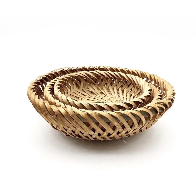 Rế tre, rế nồi niêu nồi đất, dế tre, dế lót nồi đựng hoa quả đóng lẵng  shop mây tre đan Anh Thư