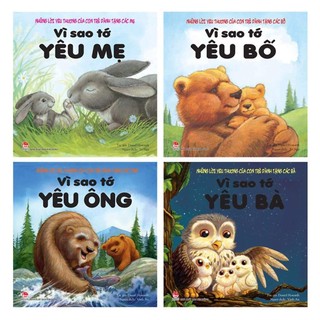 Sách - combo vì sao tớ yêu ông, bà, bố, mẹ