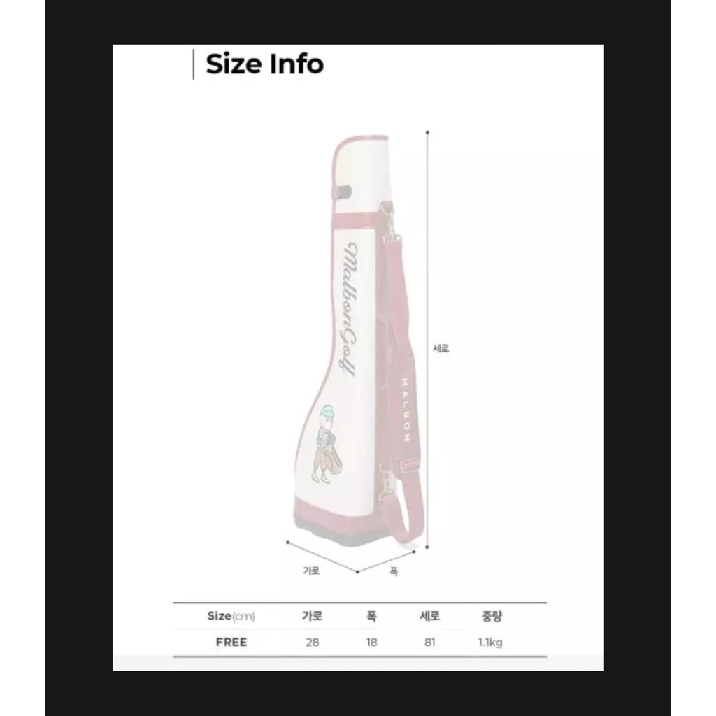 TÚI ĐỰNG  GẬY TẬP GOLF MALBON VẢI DÙ MẪU MỚI ĐẸP-PĐ GOLF SHOP