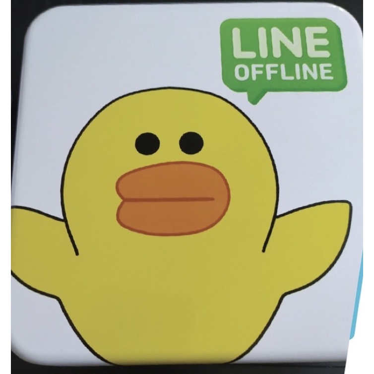 Hộp thiếc và giấy note size to xinh mẫu Thỏ Vịt Cony Sally Line