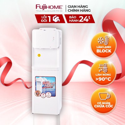 Cây nước nóng lạnh nhập khẩu FUJIHOME WD531C Làm lạnh block nước lạnh nhanh, lạnh sâu, BH 24 tháng