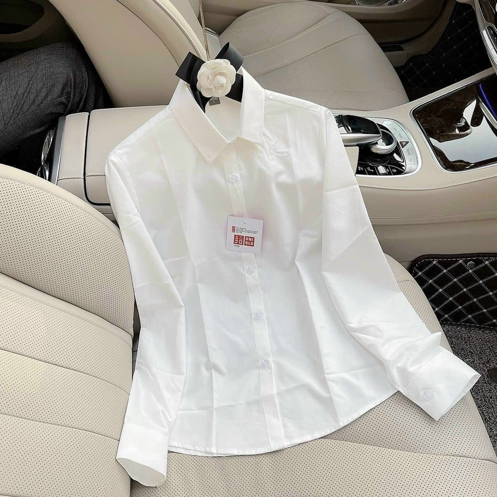 ÁO SƠ MI NỮ UNIQLO TRẮNG DÀI TAY,NGẮN TAY BÁSIC HÀNG ĐẸP
