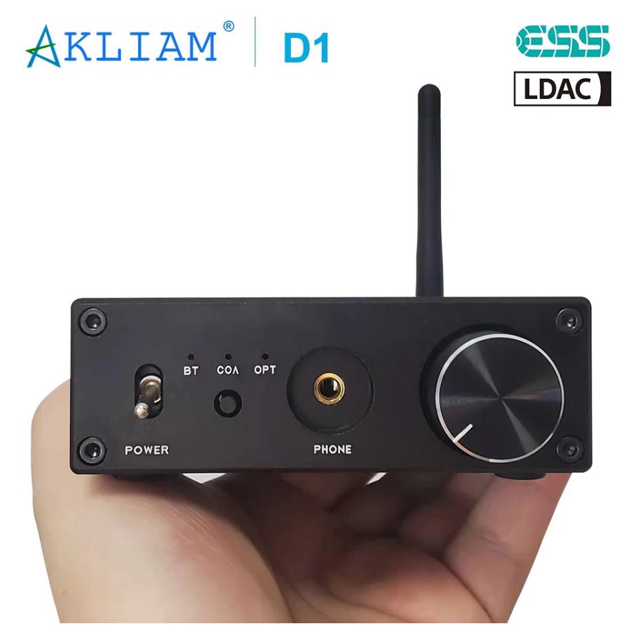 Bộ giải mã âm thanh Bluetooth 5.1 - DAC ES9038Q2M - AKLIAM D1