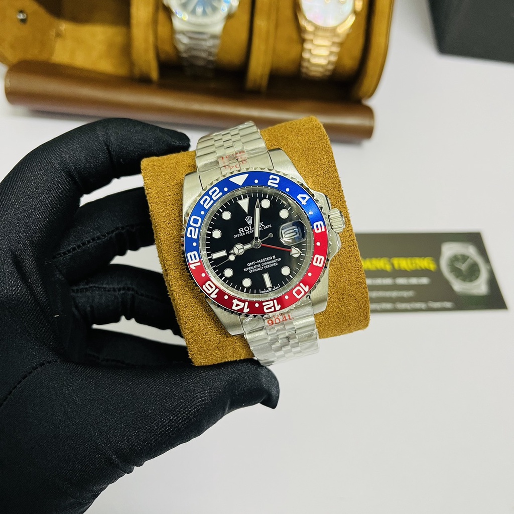 Đồng Hồ Nam R0LEX Pepsi và Batman Máy Cơ Automatic cao cấp