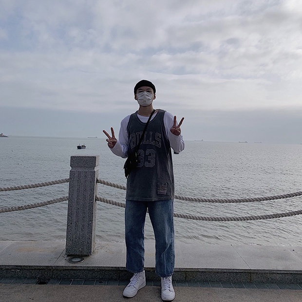 Áo Thun Không Tay Dáng Rộng Thêu Chữ Số 33 Phong Cách hip hop Thời Trang Cho Nam