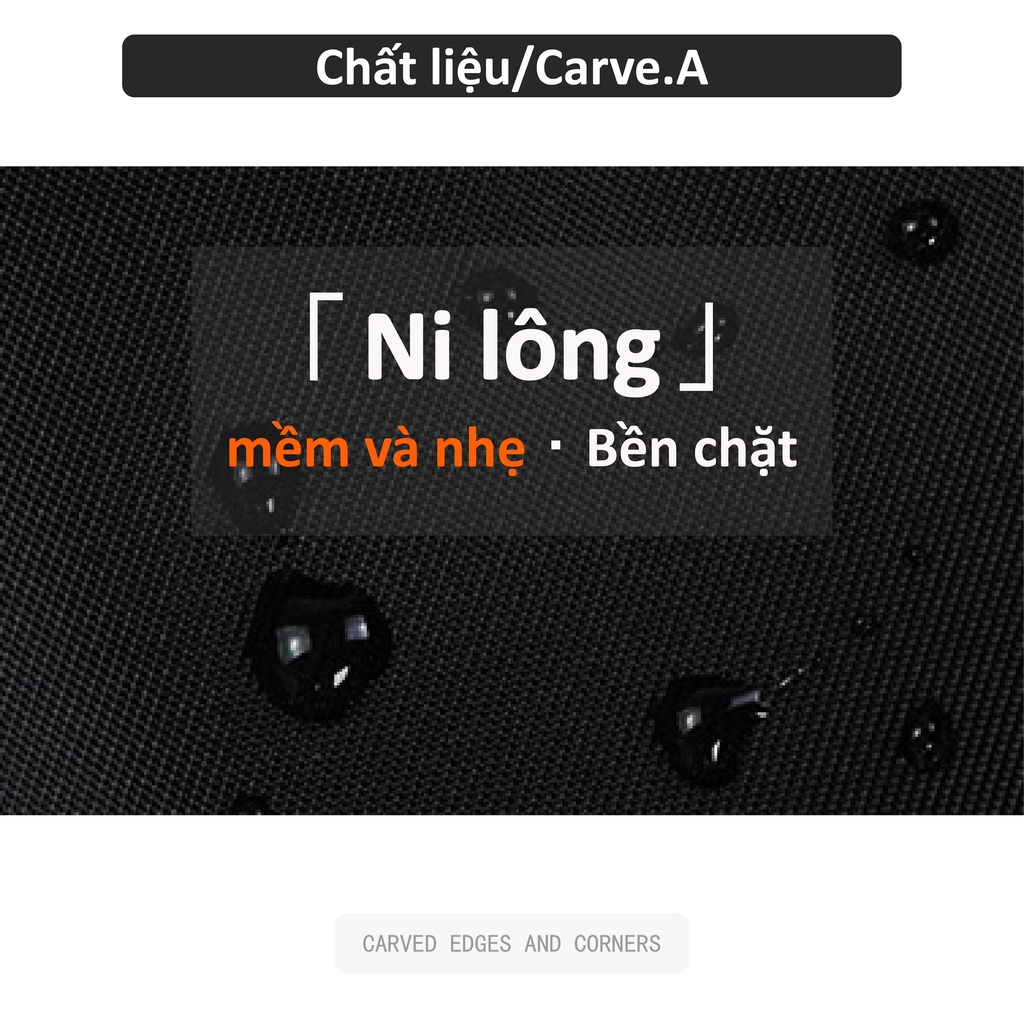 Carve.A Store Hàng Có Sẵn Túi Đeo Chéo Nylon Sức Chứa Lớn Chống Thấm Nước Đựng Hành Lý Đi Tập Gym Thể Thao Dành Cho Nam