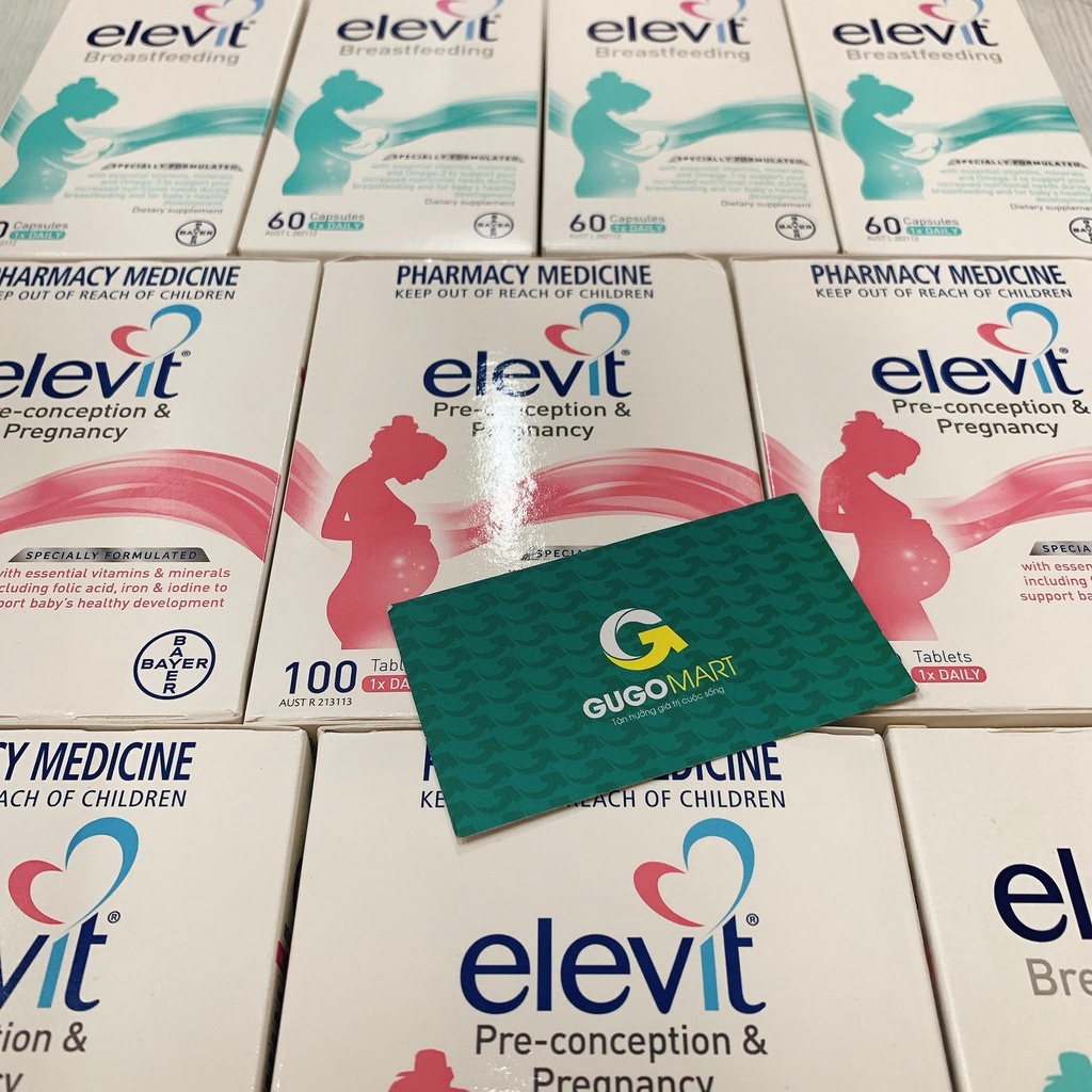 Vitamin tổng hợp Elevit bầu 100 viên của Úc
